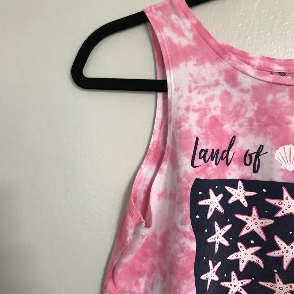 Simply Southern Turtle American Flag Tank - Picture 4 of 7